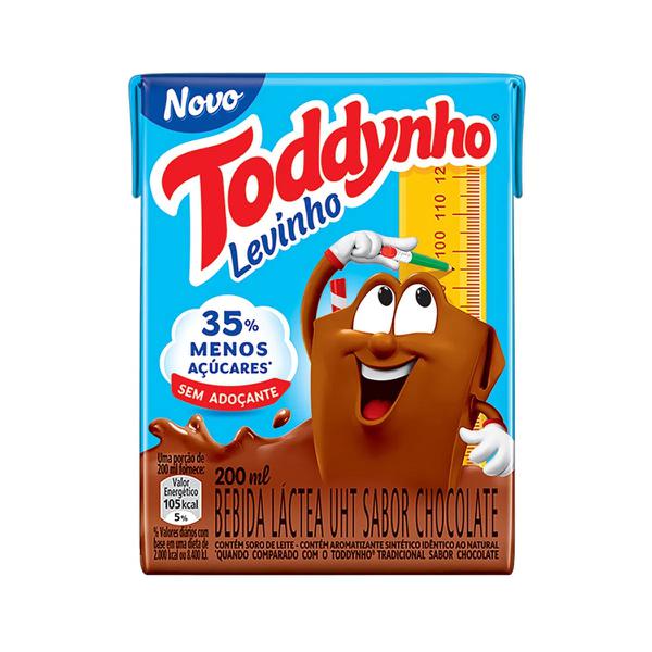 BEBIDA LÁCTEA UHT CHOCOLATE LEVINHO TODDYNHO 200ML - SUPERMERCADO ALVORADA