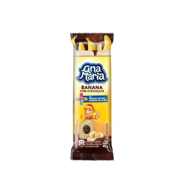 BOLINHO ANA MARIA BANANA RECHEIO CHOCOLATE PACOTE 35G - DELIVERY