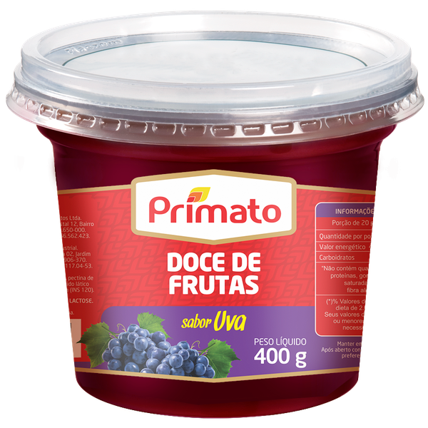 Primato Supermercado  DOCE PRIMATO 350G MORANGO