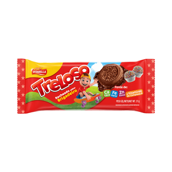 Primo Supermercado  BISCOITO RECHEADO TRELOSO BRIGADEIRO 37G