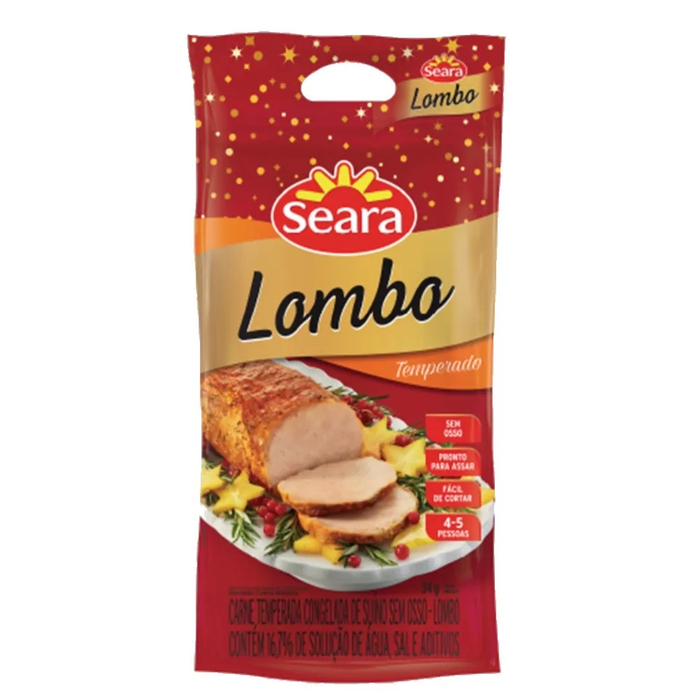 LOMBO SUINO TEMPERADO SEARA KG