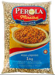 Feijão carioca Biju 1 kg - KEM Distribuidora