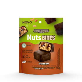 Supermercado Catalão  NUTS BITES CANELA /CHOCOLATE AMARGO 60G