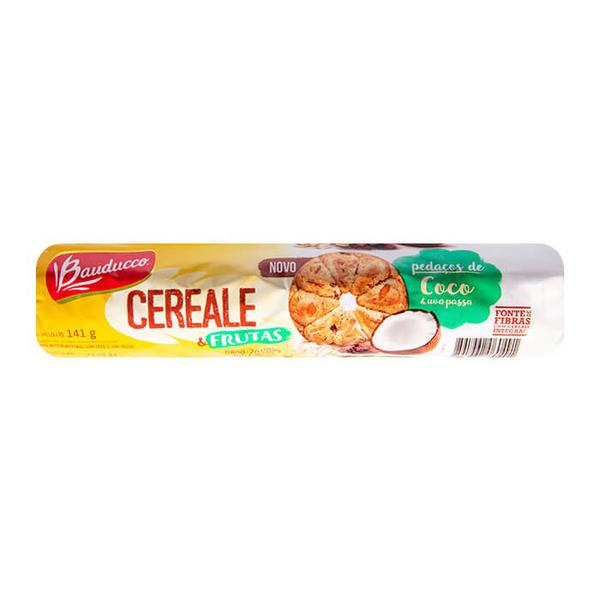 SUPERMERCADO DA PRAÇA  BISCOITO BAUDUCCO CEREALE INTEGRAL COCO E UVA 141G