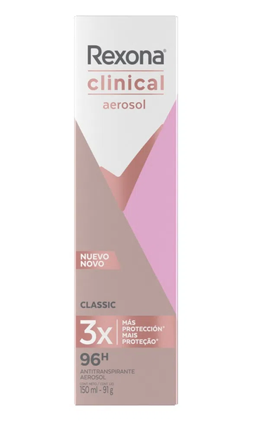 Desodorante Antitranspirante Rexona Clinical Classic 48g - Só