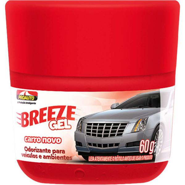 Unicooper Supermercados  ODORIZANTE PROAUTO GEL CARRO NOVO 60G