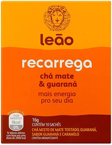 Chá Mate Natural Matte leão 16g com 10 Sachês