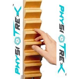 PHYSIOTREX® Physiotherapy Equipment Physio Solutions Brown Physiotherapy Equipments Foldable Finger – Shoulder abduction Ladder Wooden - Physiotrex Clinical Equipment