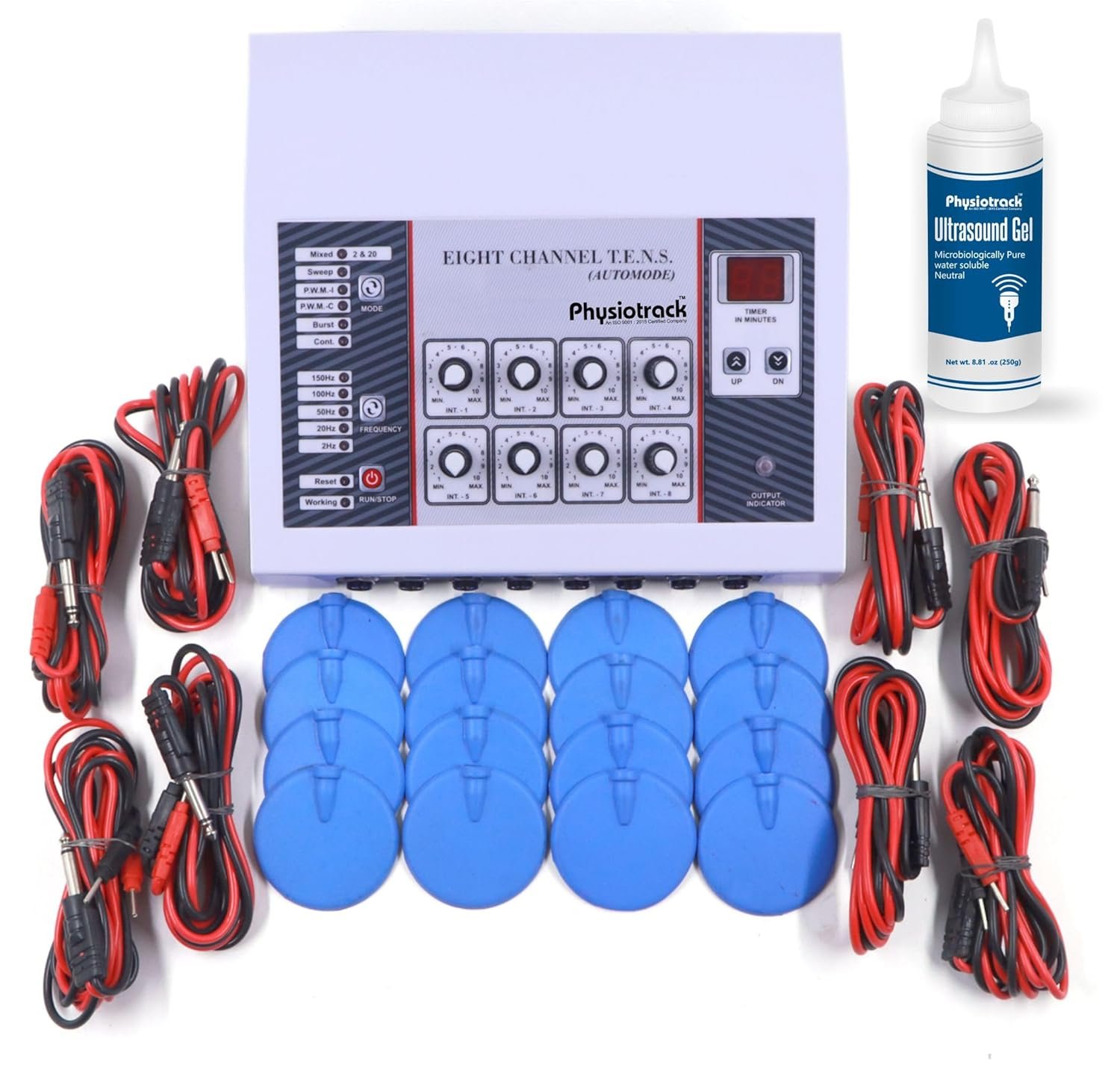 Physiotrex Physiotrack 8 Channel Tens Machine for Physiotherapy