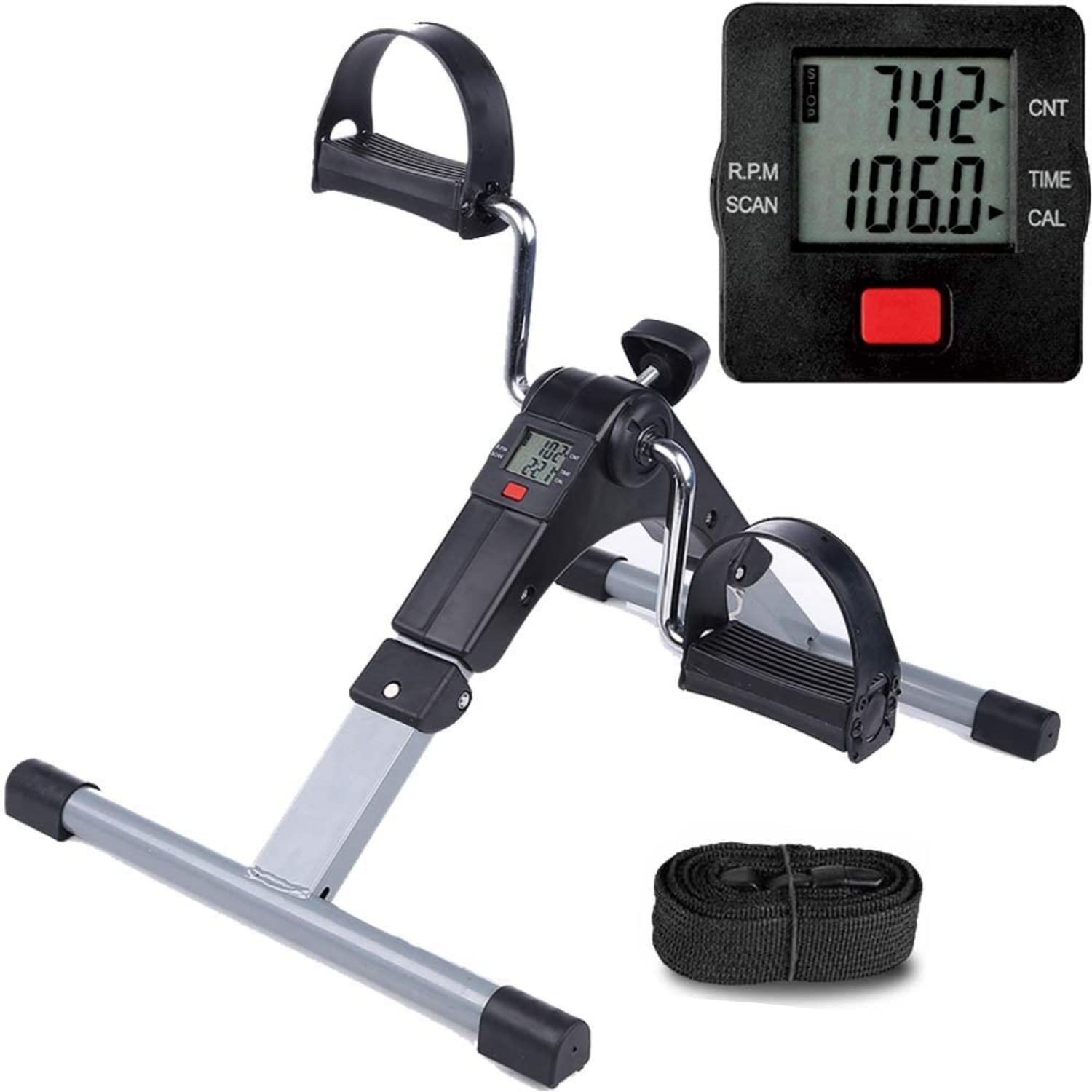 PHYSIOTREX® Ped-O-Cycle Black for Leg Exercise Equipment
