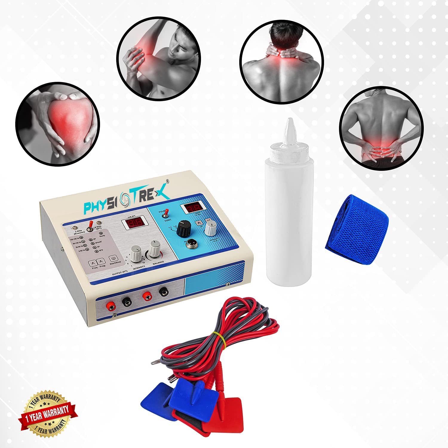 Physiotrex IFT with Ultrasonic 1 Mhz Combo Machine