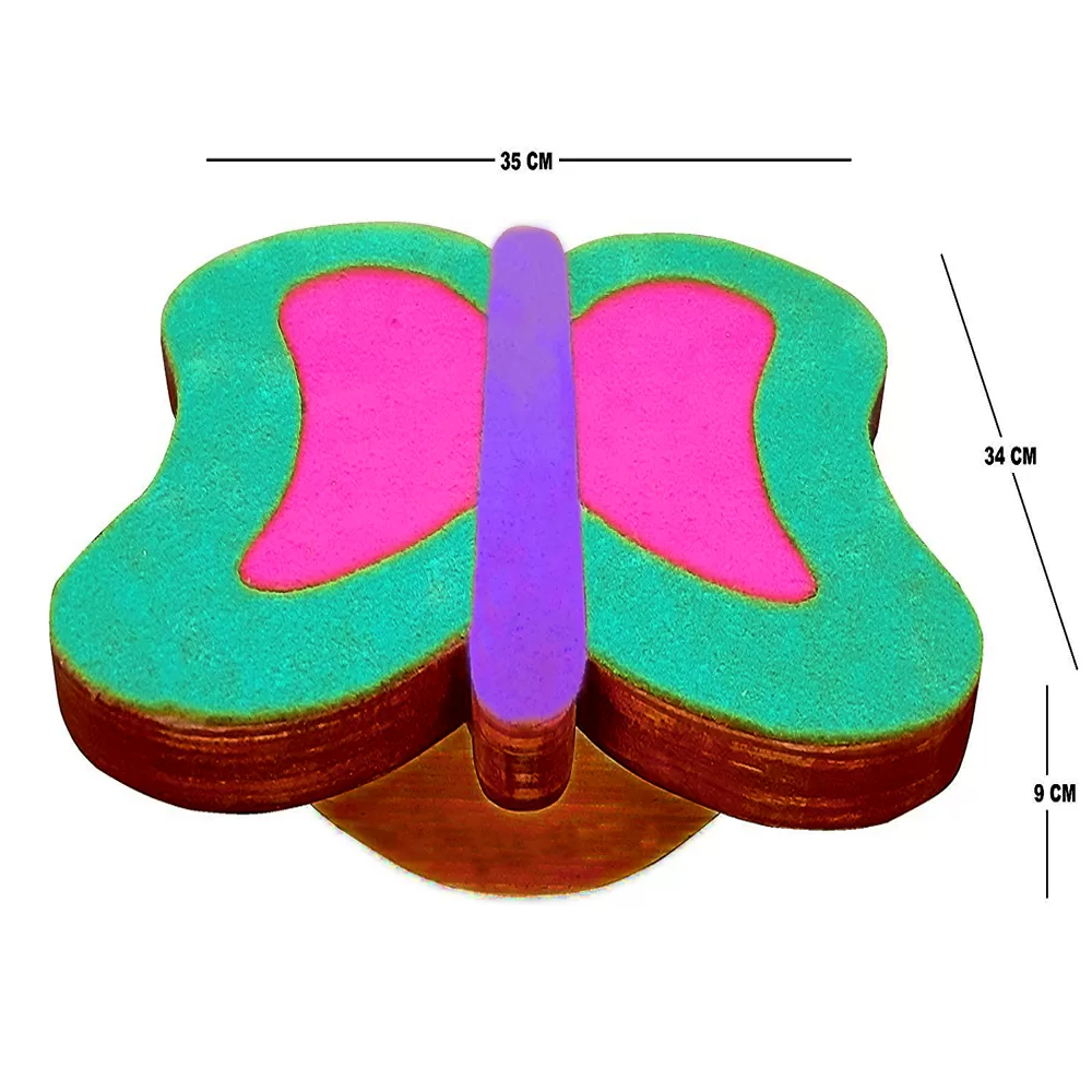 Physiotrex Wooden Butterfly | Balance Board | Rocker Board for Kids (3 Years+)