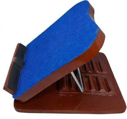 PHYSIOTREX Wooden Slant Board: 8-Level Adjustable Calf Stretcher