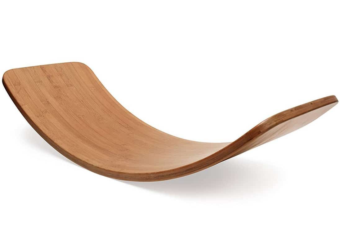 PHYSIOTREX Curved Balance Wooden Board – Strengthen Leg Muscles, Improve Balancing | Rocking Exercise for 3+ Years (150Kg) - Physiotrex Equipment