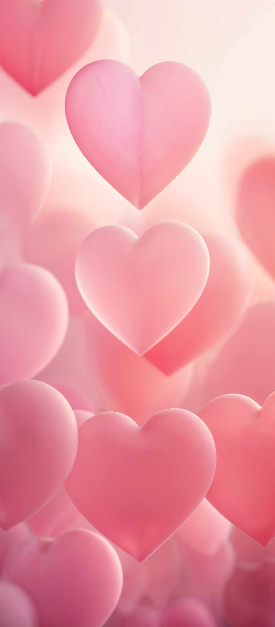 A close up of a heart shape with a pink background.