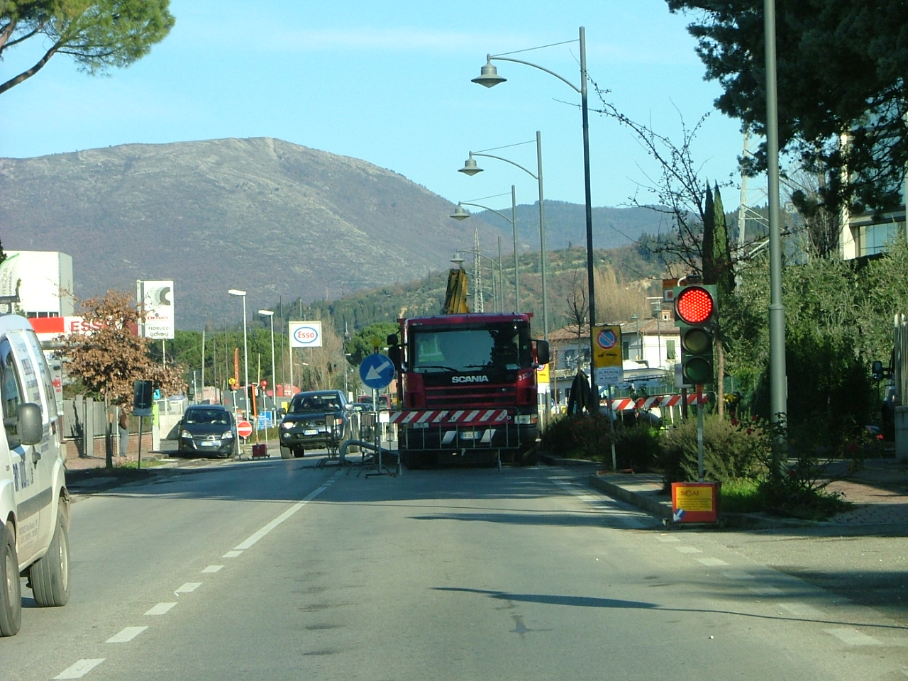 Calenzano lavori in via Dante Alighieri Piana Notizie