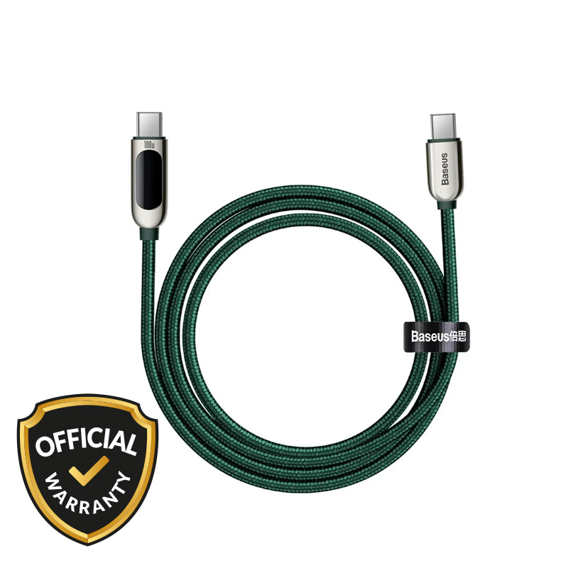 Baseus Display Type-C to Type-C 100W 1m Fast Charging Data Cable (CATSK-B06)