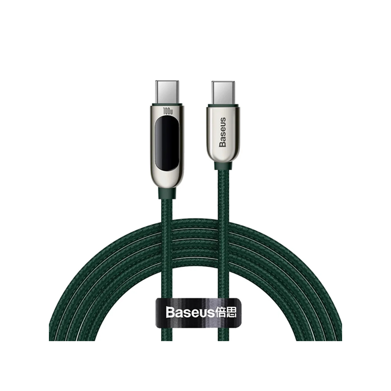 Baseus Display Type-C to Type-C 100W 1m Fast Charging Data Cable (CATSK-B06)