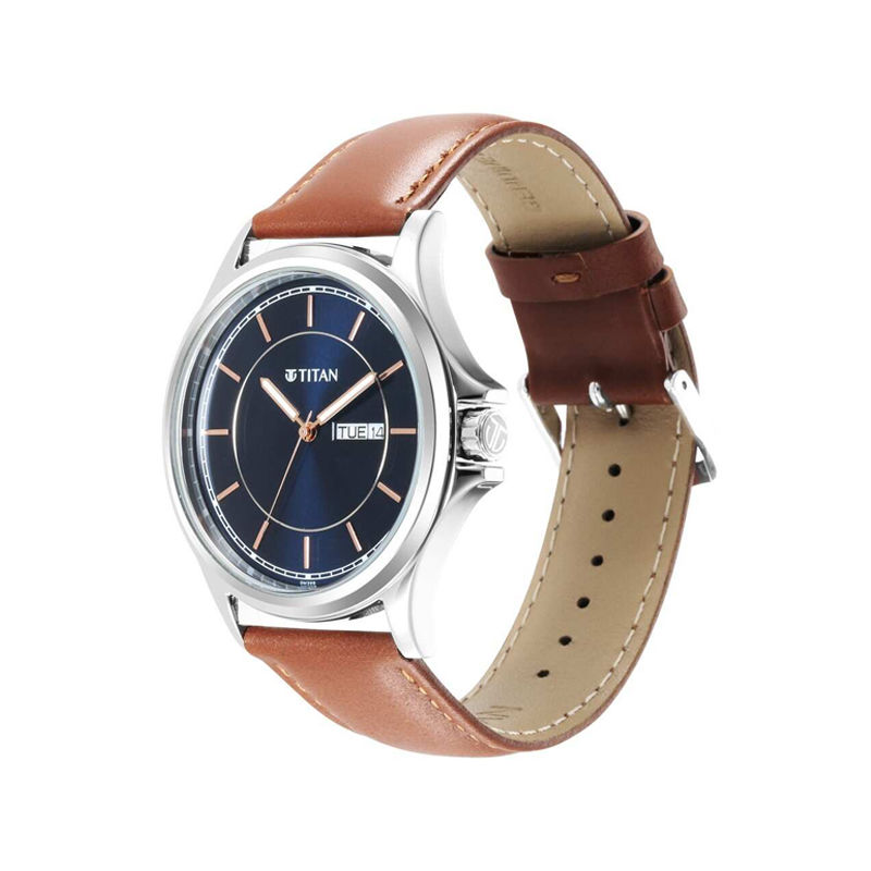 Titan 1870SL02 Trendsetters with Blue Dial Men’s Watch