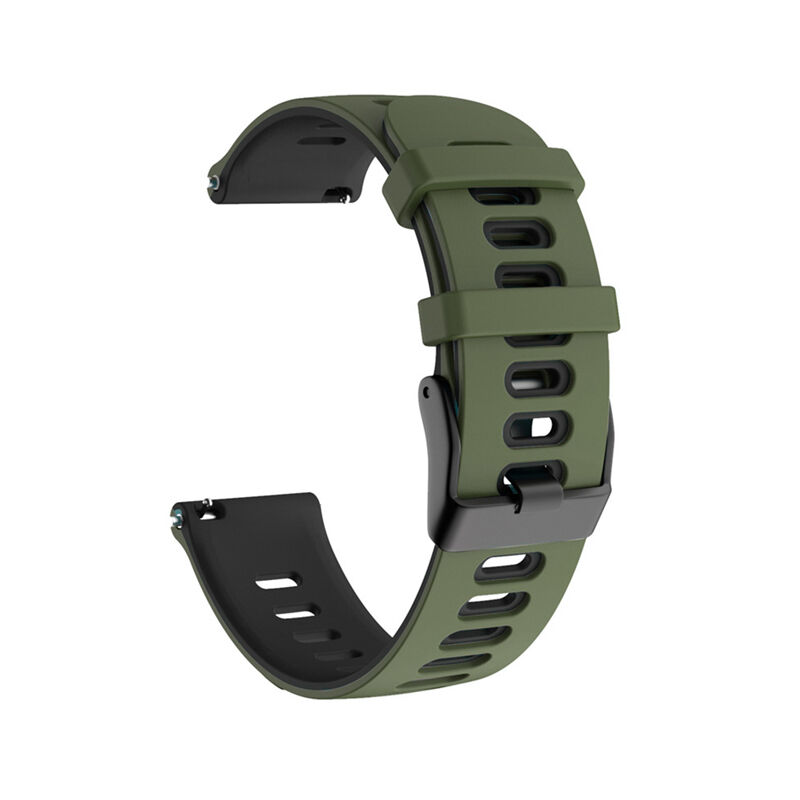 20mm Universal Interface Multicolor Premium Silicone Strap for Square Shape Smart Watch