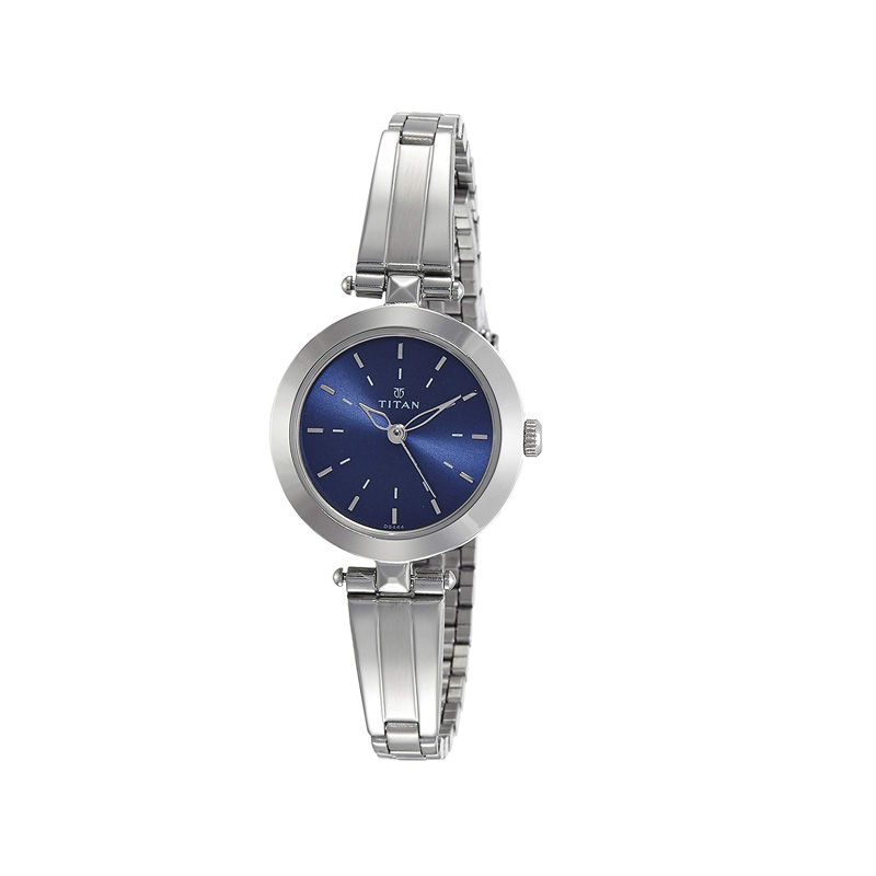 Titan 2574SM01 Analog Blue Dial Ladies Watch