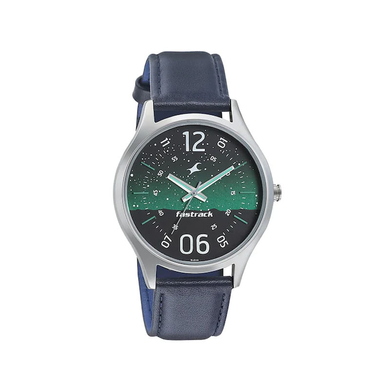 Fastrack 3184SL04 Horizon Space Rover Green Dial Men's Watch