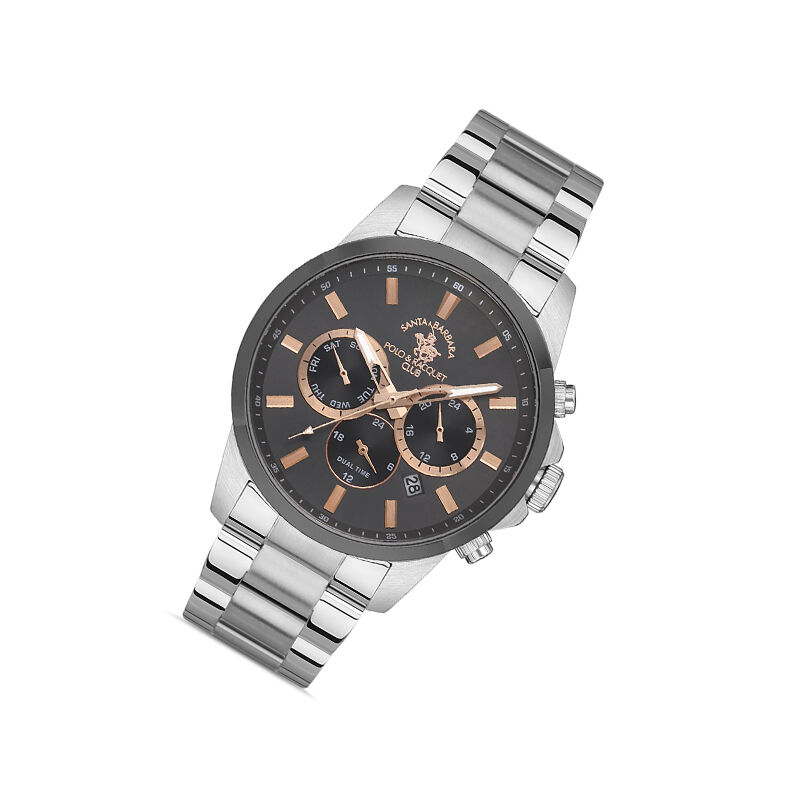 Santa Barbara Polo & Racquet Club Quartz Chronograph Men’s Watch (SB.1.10401-4)