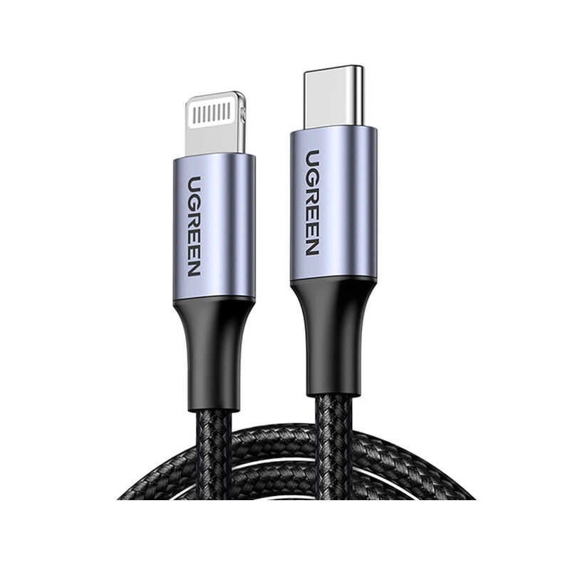 UGREEN US304 1M USB-C to Lightning Charging Data Cable (70523)