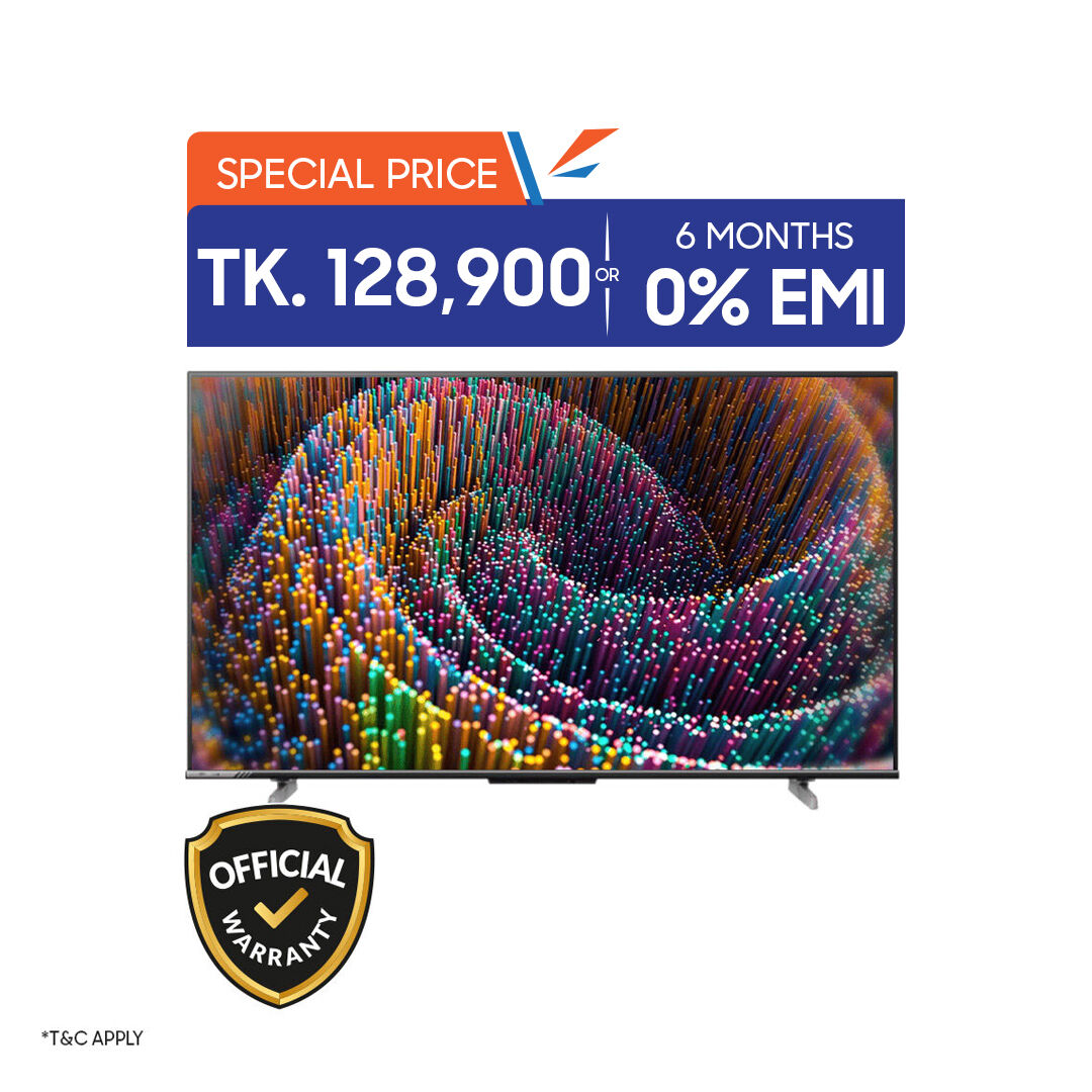 Hisense 75 Inch Bezel-Less 4K UHD LED DTS Smart Google TV (75A6F3) 