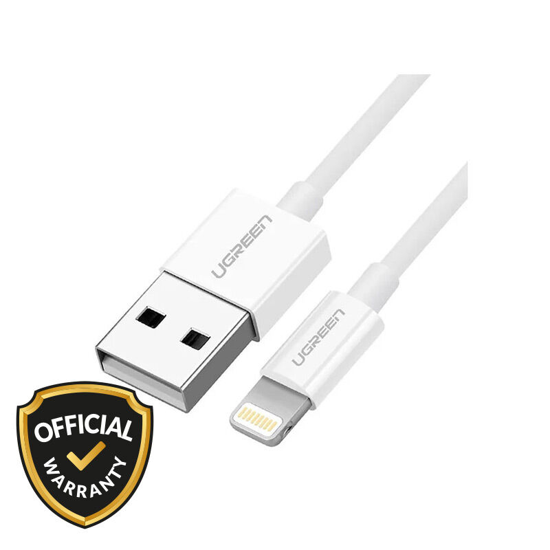 UGREEN US155 1.5M USB-A Male to Lightning Male Data Cable (80315)