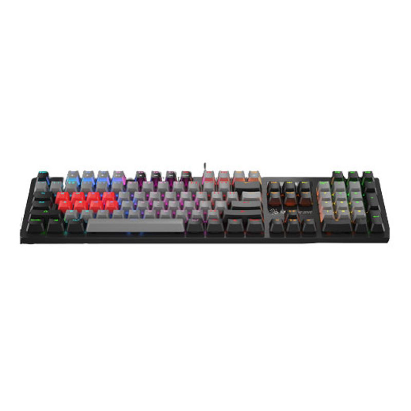 A4tech Bloody B820R (RED SWITCH) Light Strike RGB Animation Gaming Keyboard with Extra 2 Set Black + Grey Keycaps