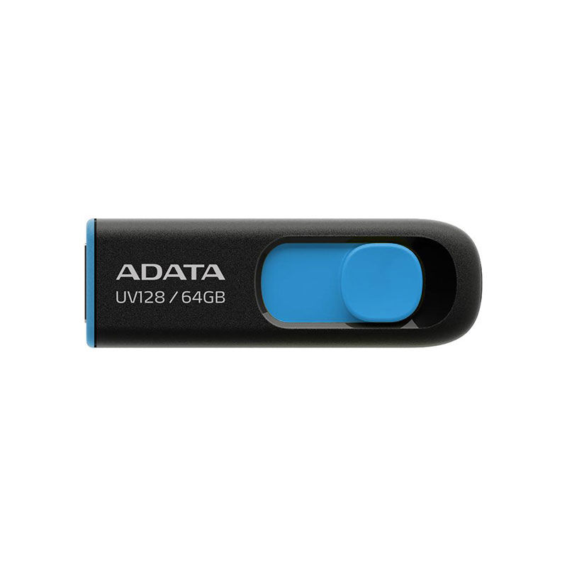 Adata 64GB UV128 USB 3.2 Pen Drive - Black & Blue