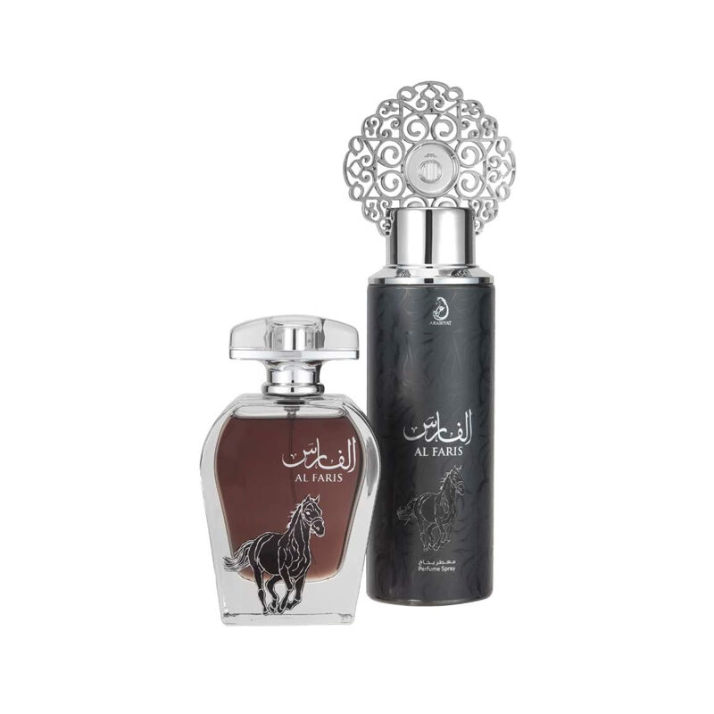 Arabiyat Al Faris 100ML EDP + 200ML Perfume Spray Gift Set For Men