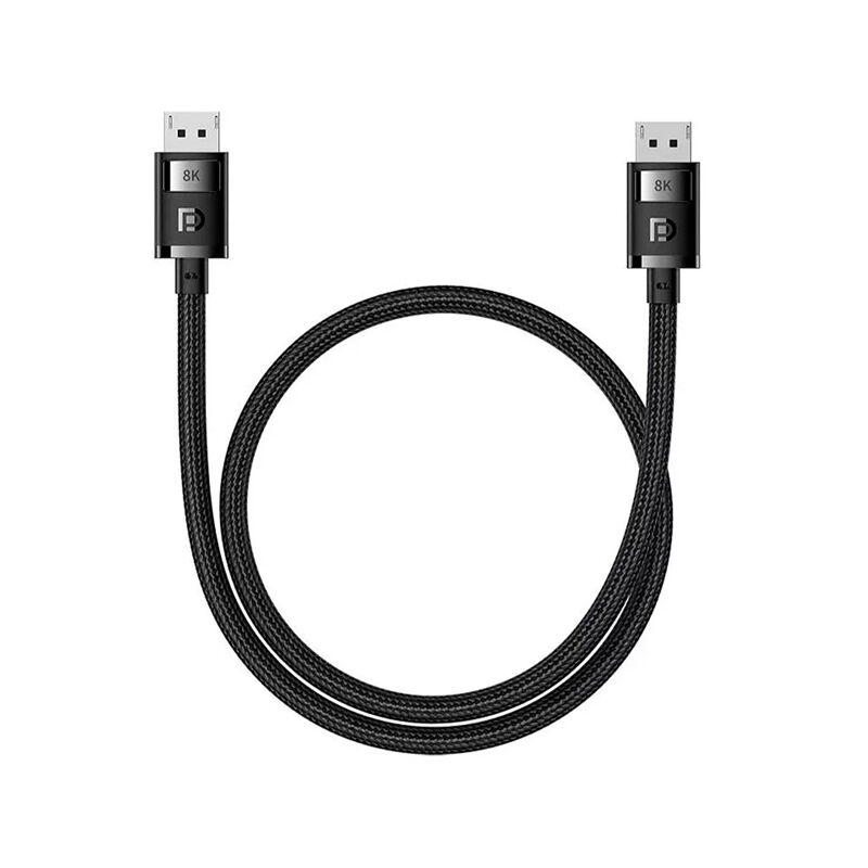 Baseus High Definition Series 8K to 8K 2m DisplayPort Cable (B00633706111-02) - Black