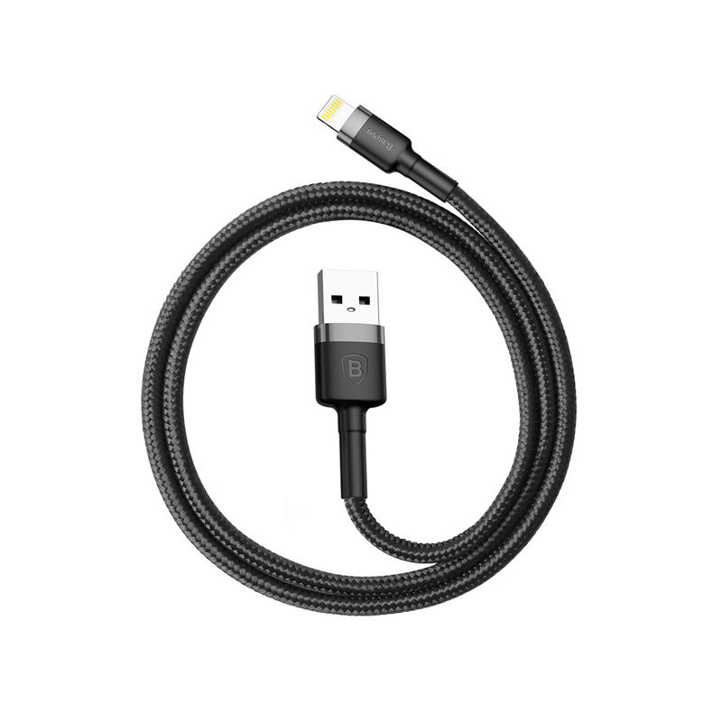 Baseus Cafule Lightning Braided Cable 1M - Black