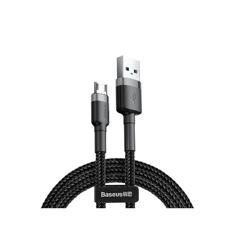 Baseus Cafule Micro Braided Cable 1M - Black