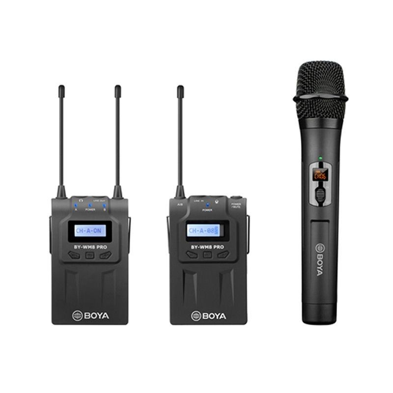 BOYA BY-WM8 Pro-K4 UHF Dual-Channel Wireless Microphone System