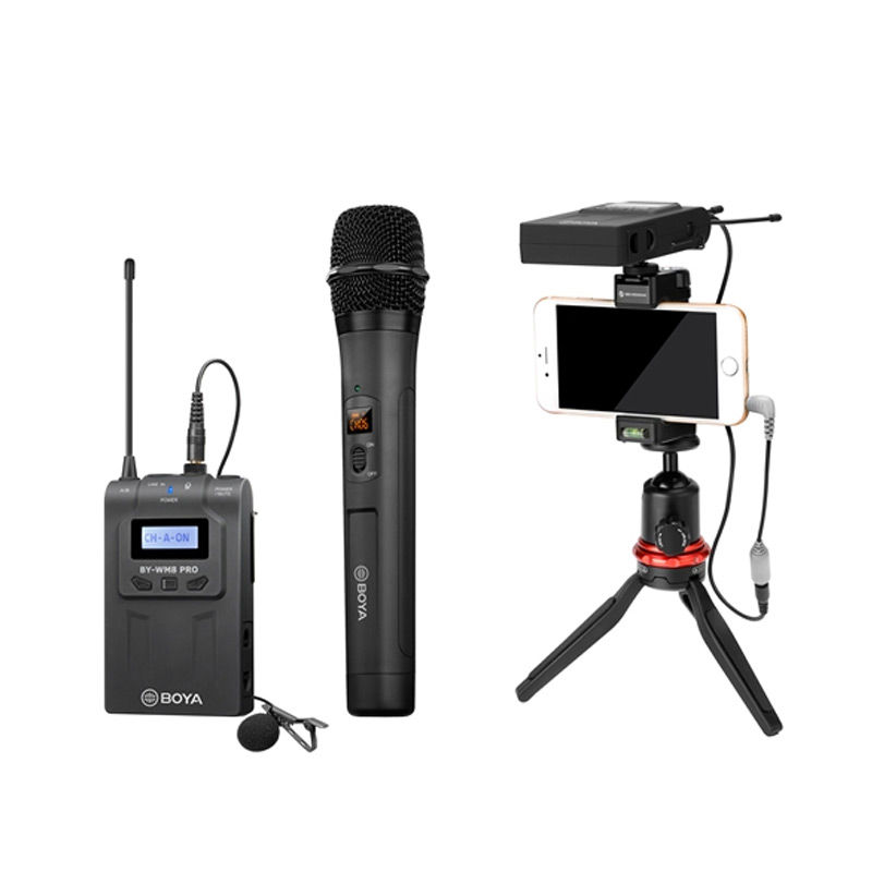 BOYA BY-WM8 Pro-K4 UHF Dual-Channel Wireless Microphone System