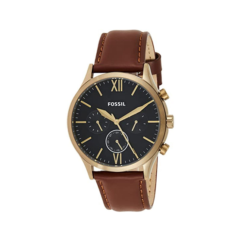 Fossil BQ2404 Fenmore Multifunction Brown Leather Band Men’s Watch