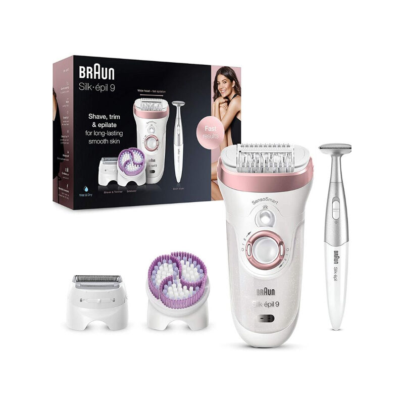 Braun Silk-Epil 9-980 Trimmer & Epilator for Women 