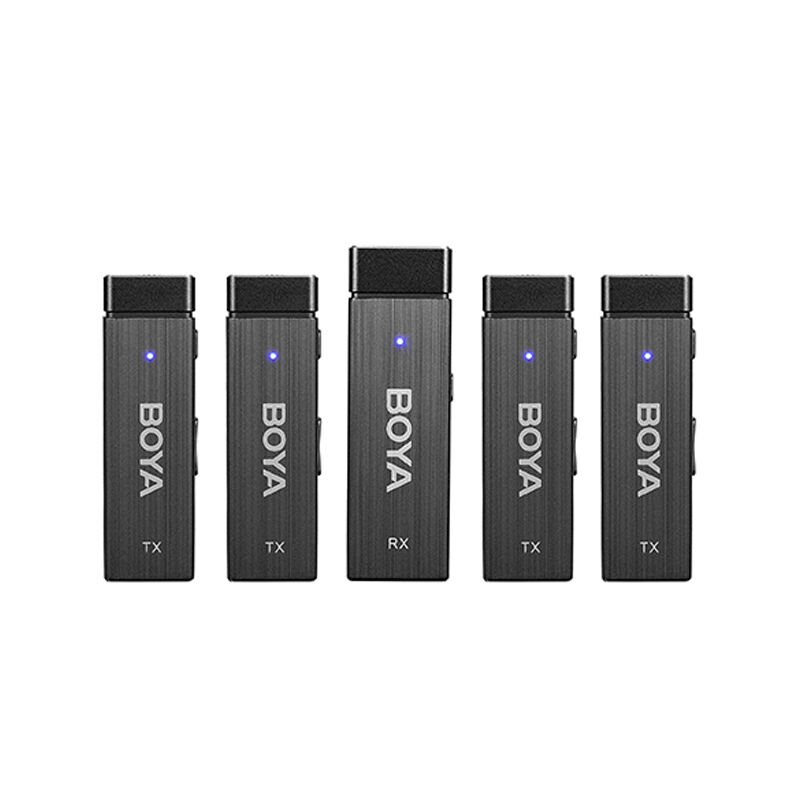 BOYA BY-W4 Ultra-Compact Four-Channel 2.4GHz Wireless Microphone System