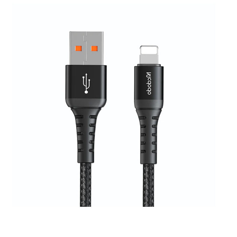 Mcdodo CA-2261 3A 1m Fast Charging Lightning Data Cable - Black 