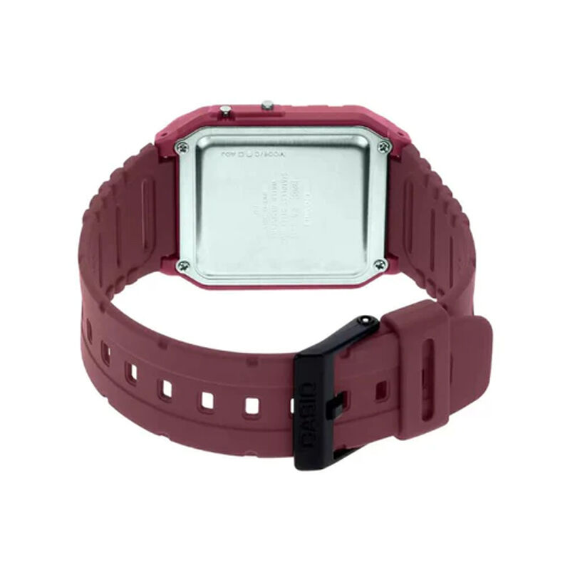 Casio Vintage CA-53WF-4BDF Calculator Red Digital Unisex Watch