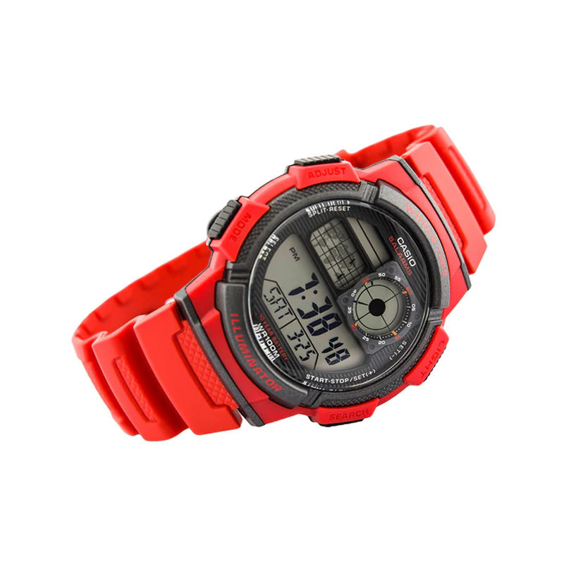 Casio AE-1000W-4AVDF World Time Multifunction Fiber Belt Watch