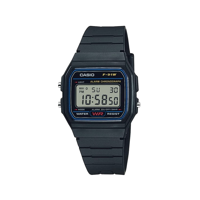 Casio F-91W-1DG Classic Retro Digital Fiber Belt Men’s Watch