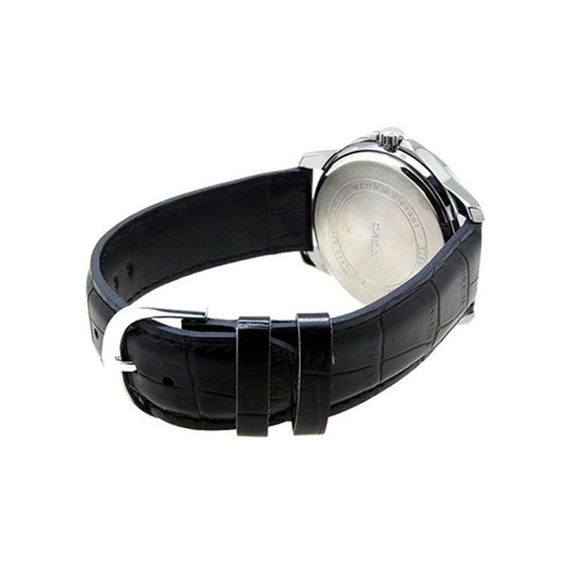 Casio MTP-V004L-7AUDF Black Leather Belt Men's Watch
