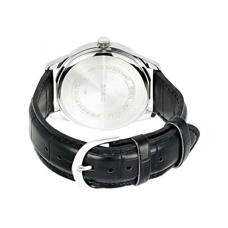 Casio MTP-V005L-1BUDF Analog Black Belt Watch for Men