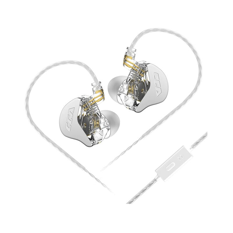CCA CRA Ultra-Thin Diaphragm Dynamic Driver In-Ear Wired Earphone