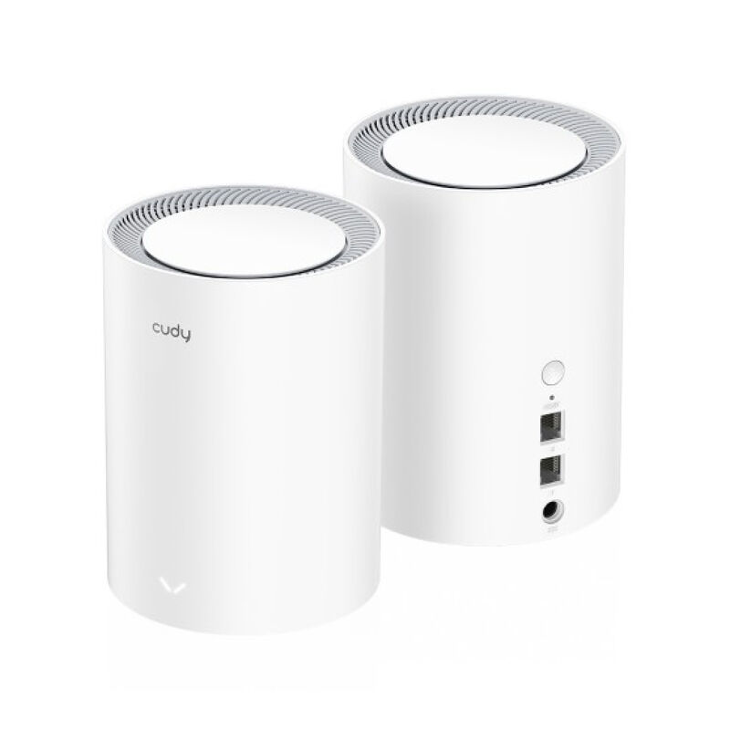 Cudy M1300 AC1200 Dual Band Whole Home Wi-Fi Mesh Router (2 Pack)