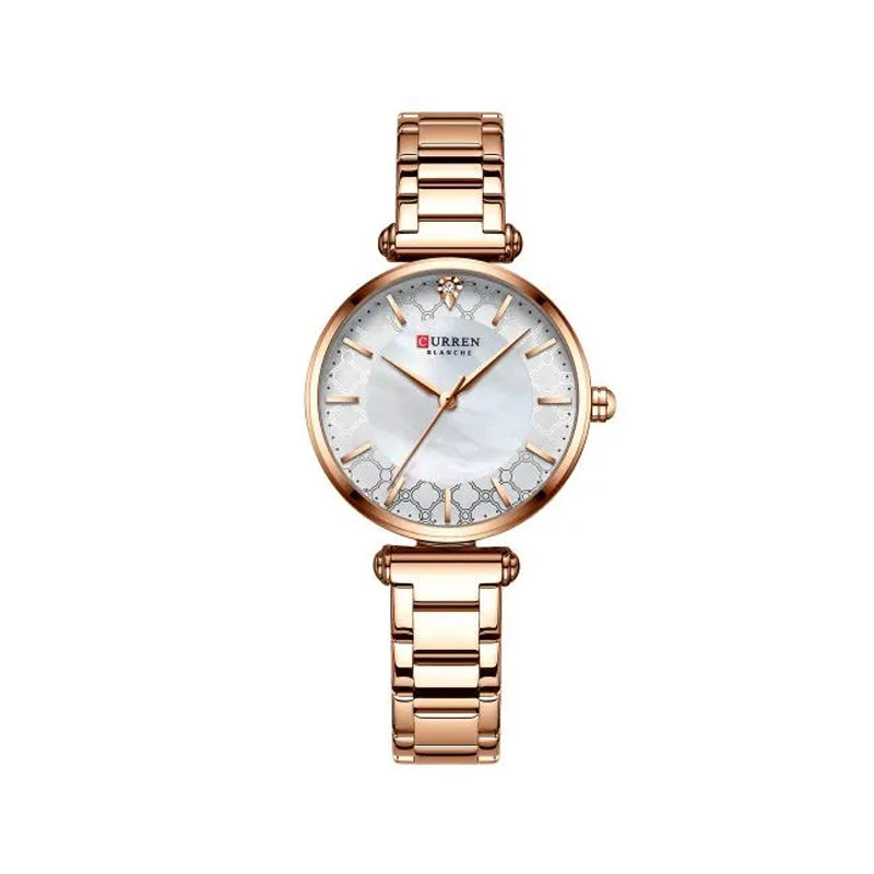 Curren 9072L Montre Femme Women’s Bracelet Watch – Rose Gold
